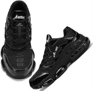 Steel Toe Shoes for Men Indestructible Work Shoes Lightweight Steel Toe Sneakers Non Slip Safety Shoes Puncture Proof Composite Toe Shoes Black