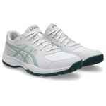 ASICS Mens Court Slide 4 Sneaker, White Cold Moss, 9 UK