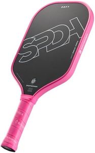 SpartanPanda Pickleball Paddles with Toray T700 Carbon Fiber |Professional 16mm Elongated Lightweight Edge Pickle-Ball Racket for Pro Control Players|Power& Spin & Consistency|USAPA Approved Pink