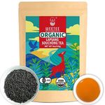 WT WEETEE Organic Lapsang Souchong Tea Loose Leaf, USDA Organic Smoky Black Tea 8 Ounces, Natural Caffeine & Antioxidant, Traditional Chinese Tea