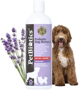 Petbiotics - Prebiotic Lavender Dog Shampoo - Gentle, All-Natural & Organic Dog Wash for Sensitive Skin, Promotes Healthy Skin Microbiome - 16 oz.