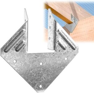 Garaook Hurricane Ties for Rafter, 24 Pack 16-Gauge Hurricane Straps, Hot Dip Galvanized Rafter Ties Brackets, Joist Hangers