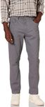 Amazon Essentials Men's Athletic-Fit 5-Pocket Stretch Twill Pant (Available in Big & Tall), Dark Grey, 32W x 32L