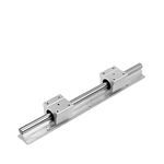 Mssoomm Linear Rail Shaft Guide and Linear Bearing Slide Block, SBR16-39.37 inch / 1000mm Rail +2Pcs SBR16UU Blocks for CNC Router Machine and 3D Printer