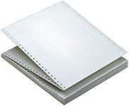 TOPS Continuous Computer Paper, 2-Part Carbonless, Removable 0.5 Inch Margins, 9.5 x 11 Inches, 1650 Sheets, White (5516)