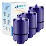 ICEPURE Faucet Water Filter Replacement for Pur® Plus RF9999® FM-2500V, FM-3700, RF3375, PFM400H PFM450S PFM150W PFM350V PUR-0A1 FM2500V FM-3700 for All PUR Faucet Filtration Systems, 3PACK