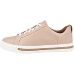 Clarks Women's Un Maui Lace Derbys, Beige Nude Leather, 6 UK