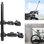 PellKing Motorcycle Bike Handlebar Clamp Mount and 61" Invisible Selfie Stick for Insta360 X4 X3 X2 X ONE RS R GO 3 Camera