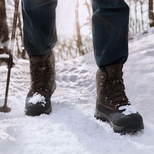 NORTIV 8 Men’s Waterproof Snow Boots – Insulated Winter Footwear