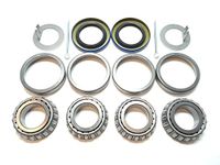 (Set of 2) WPS Trailer Axle Hub Wheel Bearing Kits L44643 L44610 Spindle 1.000'' (1-Inch) Grease Seal 12192TB I.D. 1.249'' for 2000# EZ Lube Axles