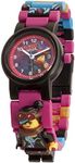 LEGO Movie 2 8021452 Wyldstyle Kids Buildable Watch with Minifigure Link| colour | plastic | 28mm case diameter| analogue quartz | boy girl | official