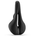ROCKBROS Bicycle Saddle 50mm Memory Foam Comfortable Bicycle Seat for Women Men Hollow Ergonomic Bike Saddle Cushion Breathable Waterproof for MTB, Road Bike, City Bike, Folding Bike 3 Types