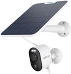 REOLINK Argus 3 Ultra, 4K Solar Security Camera, Wireless Outdoor Camera, 6W Adjustable Solar Panel, 2.4/5GHz WiFi, 8MP Color Night Vision, AI Detection, Local Storage, No Extra Fee for Home Security