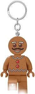 LEGO Iconic Gingerbread Man Keychain Flashlight LED Gifts for Kids - Figure Height 76mm (KE182)