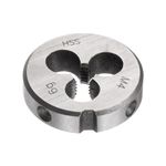 uxcell Round Threading Dies, Metric M4 x 0.7 Thread (Right Hand), High Speed Steel (HSS) Screw Cutting Die Repair Tool