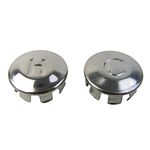 LASCO 0-6009 Hot/Cold Faucet Handle Index Buttons for Price Pfister OEM 941-060 and 941-070 Models, Chrome