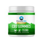 Blessed CBD: 750mg CBD Gummies | Maximum Potency CBD Sweets | Tasty Tropical Flavours | 30 Gummies