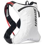 USWE Race 2.0, Ultra Lightweight Hydration Backpack with 2.0L / 70oz Water Bladder, Leak Proof Pack for Gravel, MTB, Running, Hiking, Cycling, Camping, Biking for Men,Women (White, 2L)