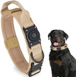 Tactical AirTag Dog Collar, 100% Wa