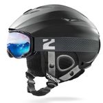 ZIONOR Ski Helmet and Ski Goggles Set, Lagopus H1 Snowboard Helmet with Goggles for Men Women Adults - Shockproof/Windproof Protective Gear for Skiing, Snowboarding, Snowmobile