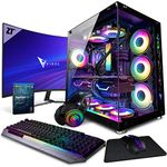 Vibox VIII-48 Gaming PC - 27" 100Hz Monitor Bundle - Intel i9 11900F Processor - Nvidia RTX 4070 12GB Graphics Card - 32GB RAM - 1TB NVMe SSD - 700W PSU - Windows 11 - WiFi