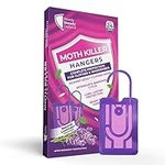 9-Pack Moth Repellent Hangers for Wardrobes: Lavender-Scented Clothes Moth Killer | Anti-Moth Protection for Wardrobes and Drawers | Up to 3 Months Protection per Hanger | Eco-Friendly Moth Deterrent