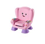 Fisher-Price Laugh & Learn Smart Stages Chair, Early Development & Activity Toys for 1 Year Old Girls and Boys with Lights and Sounds, 1st Birthday Gifts for Girls and Boys, Pink, UK English, GXC33