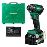 Metabo HPT 36V MultiVolt™ Cordless Triple Hammer Bolt Impact Driver Kit | 1/4-Inch Keyless | 5 Speed Modes | 3 LED Lights | Up to 1,903 in-lbs of Torque | IP56 Rated | Lifetime Tool Warranty | WH36DC
