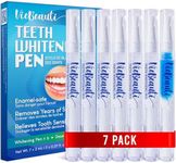 Teeth Whitening Pen Gel Kit: 35% Carbamide Peroxide Gel for Stain Removal - No Sensitivity with Remineralizing Pen for a Brighter Whiter Smile Mild Mint (7 Pack)