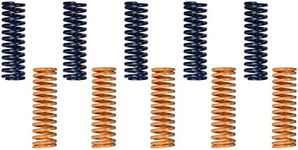 Lokkr 3D Printer Heat Bed Die Springs (10 PCS), 8mm OD 25mm Long Load Compression Mould Die Spring for Ender 5/3/S1/Ender 3 Pro/Ender 3 V2/Ender 3S, CR-10/CR-10S 3D Printer Accessories