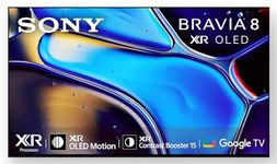 Sony BRAVIA 8 Series 139 cm (55 inches) 4K Ultra HD AI Smart OLED Google TV K-55XR80 (Black)