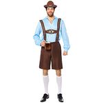 Amscan 9917556 - Men's Oktoberfest Bavarian Man Fancy Dress Costume Size: Standard