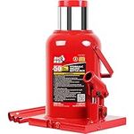 Torin Big Red T95007 Stubby Low Profile Hydraulic Welded Bottle Jack, 50 Ton (100,000 lb) Capacity