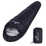 Sleeping Bags for Adults: Sportneer Outdoor 3 Season Mummy Sleeping Bags 5℃-15℃ suit for Travel Festival Camping Indoor, 220 x 80 cm, Lightweight Waterproof