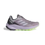 adidas Women's Terrex Trail Rider, Preloved Fig/Silver Dawn/Green Spark, 7.5