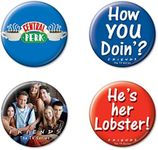 Ata-Boy Friends Assortment #1 Set of 4 1.25" Collectible Buttons