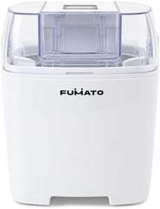The Better Home Fumato Ice Cream Maker For Home 1.5 Litres|Slushy Maker,Sorbet,Frozen Yogurt And Ice Cream Machine With Lcd Display- White
