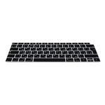 kwmobile Keyboard Cover Compatible with Apple MacBook Air 13" 2018 2019 2020 A1932 - Keyboard Cover Russian QWERTY - Black