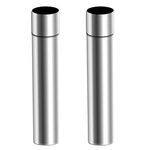 Carkio 2.36inch/6cm Stove Pipe, Stainless Steel Tent Stove Chimney Pipe, Straight Chimney Flue for Outdoor Cookout, Camping Stove, Travel, Backpacking Trips