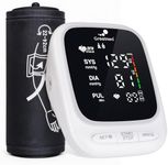 Blood Pressure Monitor Upper Arm Automatic Talking Blood Pressure Cuff, Rechargeable Blood Pressure Monitors for Home Use, Digital Led Display Adjustable 8.7"-16.5" Large Bp Cuff Dual User Model