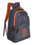 TUFFGEAR Navigator Elite Light Weight Large School Bag Polyester 35 Litre Backpack (GREY)