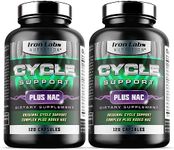 Iron Labs Nutrition Cycle Support Plus NAC (N-Acetyl-L-Cysteine) - On Cycle Support Supplements for Men - with N Acetyl L Cysteine, Milk Thistle, Hawthorne Berry and More (240 Capsules)