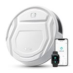 Lefant M210 Robot Vacuum Cleaner, 2200Pa Strong Suction, 7.8cm Thin 28cm DIA, Automatic Self-Charging Small Robotic Vacuum, Wi-Fi/App/Alexa Control, Ideal for Pet Hair Hard Floor and Carpet