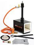 DEVIL-FORGE Gas Propane Forge DFPROF1b, 1 Burner DFP (80.000 BTU), Gas Ball Valve, Air Choke, Knife Making, Blacksmith, Farrier, 2500°F / 1370°C