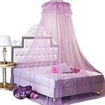 HOUSWEETY Princess Bed Canopy Netti