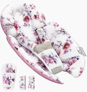 Mamatepe Infant Insert Compatible with 4moms Mamaroo RockaRoo & Graco DuetSoothe Swing, Reversible Newborn Insert Head & Body Support Cushion,Breathable Soft Fabric, Machine Washable, Blush Pink, 1Pcs