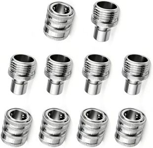 5 Sets 3/4 GHT Stainless Steel Garden Hose Quick Connect Fittings Set
