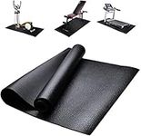 Treadmill Mat Floor Protector, Fitness Equipment and Exercise Mat, Non-slip Shock Resistant Floor Protector Mat for Treadmills, Cycles, Rowers, Cross Trainers and Other Gym Equipment, 180x80cm