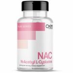 Oxin Nutrition N-Acetyl L-Cysteine NAC - Non GMO - Gluten Free Lungs Respiratory Support (150 Capsules)