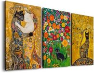 Gustav Klimt Canvas Wall Art Vintag